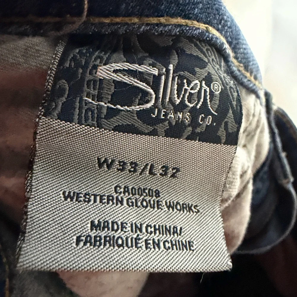 Silver Suki Jeans Women's Flare Blue Denim Size 33x28 - Picture 10 of 10